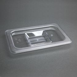 Vogue Polycarbonate 1/4 Gastronorm Lid Clear