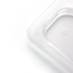 Vogue Polycarbonate 1/9 Gastronorm Lid Clear