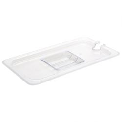 Vogue Polycarbonate 1/3 Gastronorm Lid Notched