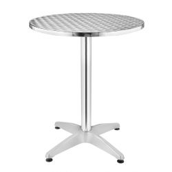 Bolero Steel and Aluminium Round Bistro Table 800mm