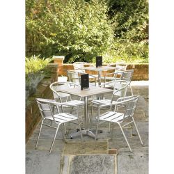 Bolero Ash Top Table Square 600mm (Single)