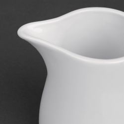 Olympia Whiteware Cream and Milk Jugs 305ml (6 Pack)
