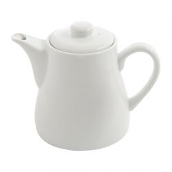 Olympia Whiteware Teapots 483ml (4 Pack)
