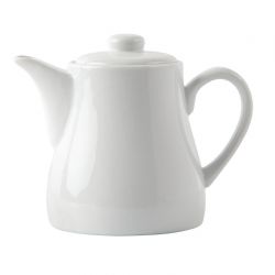 Olympia Whiteware Teapots 483ml (4 Pack)