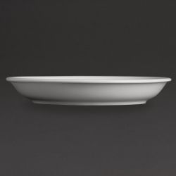 Olympia Whiteware Cappuccino Saucers 180mm (12 Pack)