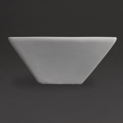 Olympia Whiteware Square Bowls 170mm (12 Pack)