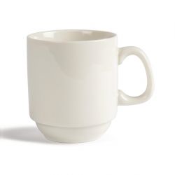 Olympia Ivory Stacking Mugs 285ml 10oz (12 pack)
