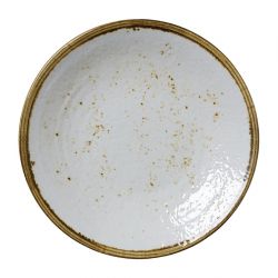 Steelite Craft Melamine Coupe Plates White 254mm (6 Pack)