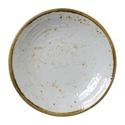 Steelite Craft Melamine Coupe Plates White 210mm (6 Pack)
