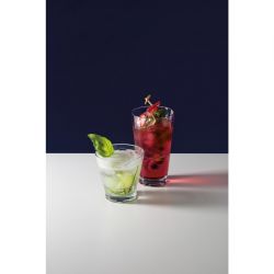 Steelite Capella Stack Clear Short Double Rocks 414ml (Box 12)(Direct) (Pack of 12)