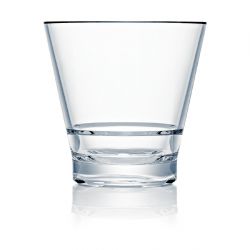 Steelite Capella Stack Clear Double Rocks 355ml (Box 12)(Direct) (Pack of 12)