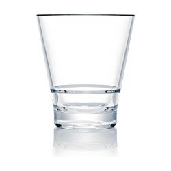 Steelite Capella Stack Clear Short Double Rocks 414ml (Box 12)(Direct) (Pack of 12)