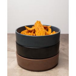 Steelite Cali Black Stack Bowl 159mm Dia 48mm H 590ml (Box 6)(Direct) (Pack of 6)