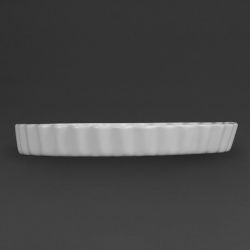 Olympia Whiteware Flan Dishes 297mm (6 Pack)