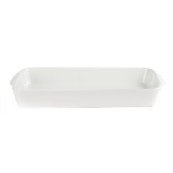 Olympia Whiteware Rectangular Roasters 395x 219mm (6 Pack)