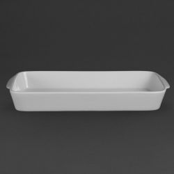 Olympia Whiteware Rectangular Roasters 395x 219mm (6 Pack)