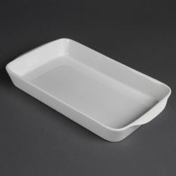 Olympia Whiteware Rectangular Roasters 395x 219mm (6 Pack)