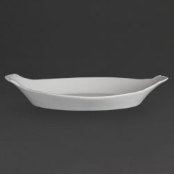Olympia Whiteware Oval Eared Dishes 320x 177mm (6 Pack)
