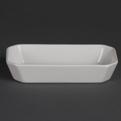 Olympia Whiteware Rectangular Hors d'Oeuvre Dishes 185mm (6 Pack)