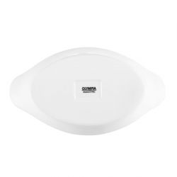 Olympia Whiteware Oval Eared Dishes 204mm (6 Pack)