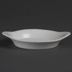 Olympia Whiteware Round Eared Dishes 156x 126mm (6 Pack)