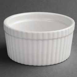 Olympia Whiteware Souffle Dishes 128mm (6 Pack)
