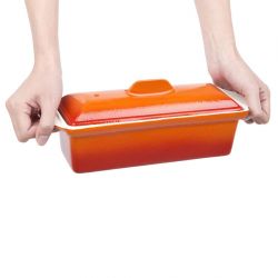 Vogue Orange Pate Terrine Mould 1.3Ltr