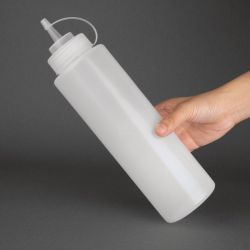 Vogue Clear Squeeze Sauce Bottle 35oz