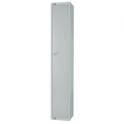 Elite Single Door 450mm Deep Lockers Grey