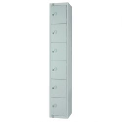 Elite Six Door 450mm Deep Lockers Grey