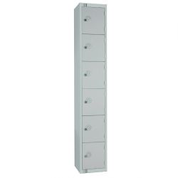 Elite Six Door 450mm Deep Lockers Grey