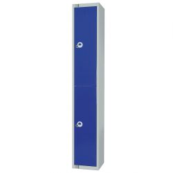 Elite Double Door 450mm Deep Lockers Blue