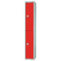 Elite Two Door 300mm Deep Lockers Red