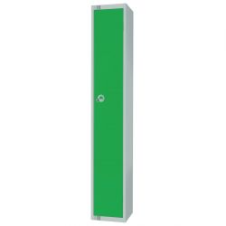 Elite Single Door 450mm Deep Lockers Green
