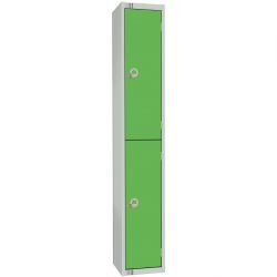 Elite Double Door 450mm Deep Lockers Green