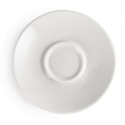 Olympia Whiteware Espresso Saucers 120mm (12 Pack)