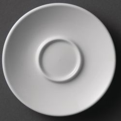 Olympia Whiteware Espresso Saucers 120mm (12 Pack)