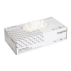Vogue Powder-Free Vinyl Gloves Clear (Pack of 100)