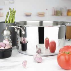 Vogue Stainless Steel & Aluminium Tri-Wall Stew Pan 280mm