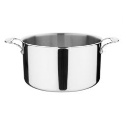 Vogue Stainless Steel & Aluminium Tri-Wall Stew Pan 280mm