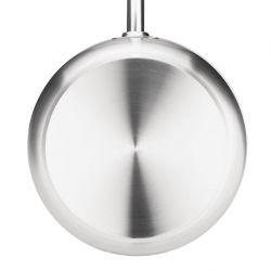 Vogue Stainless Steel & Aluminium Tri-Wall Frying Pan 24cm