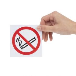 Vogue No Smoking Symbol Window Sign