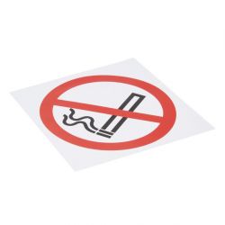 Vogue No Smoking Symbol Window Sign