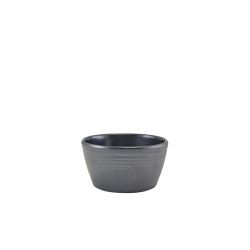 GenWare Melamine Matt Black Ripple Ramekin 113ml/ 4oz - Pack of 24