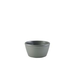 GenWare Melamine Matt Grey Ripple Ramekin 68ml/ 2.4oz - Pack of 24