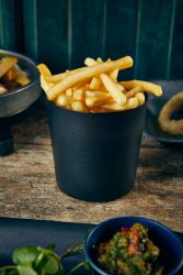 GenWare Metallic Black Serving Cup  8.5 x 8.5cm - Pack of 12