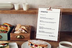 GenWare Copper Wire A4 Menu Holder