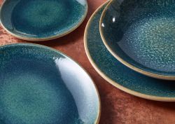 Ore Mar Bloom Deep Plate 23cm - Pack of 6