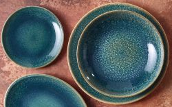 Ore Mar Bloom Deep Plate 23cm - Pack of 6