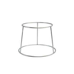 GenWare Silver Anti-Slip Round Buffet Riser 18cm